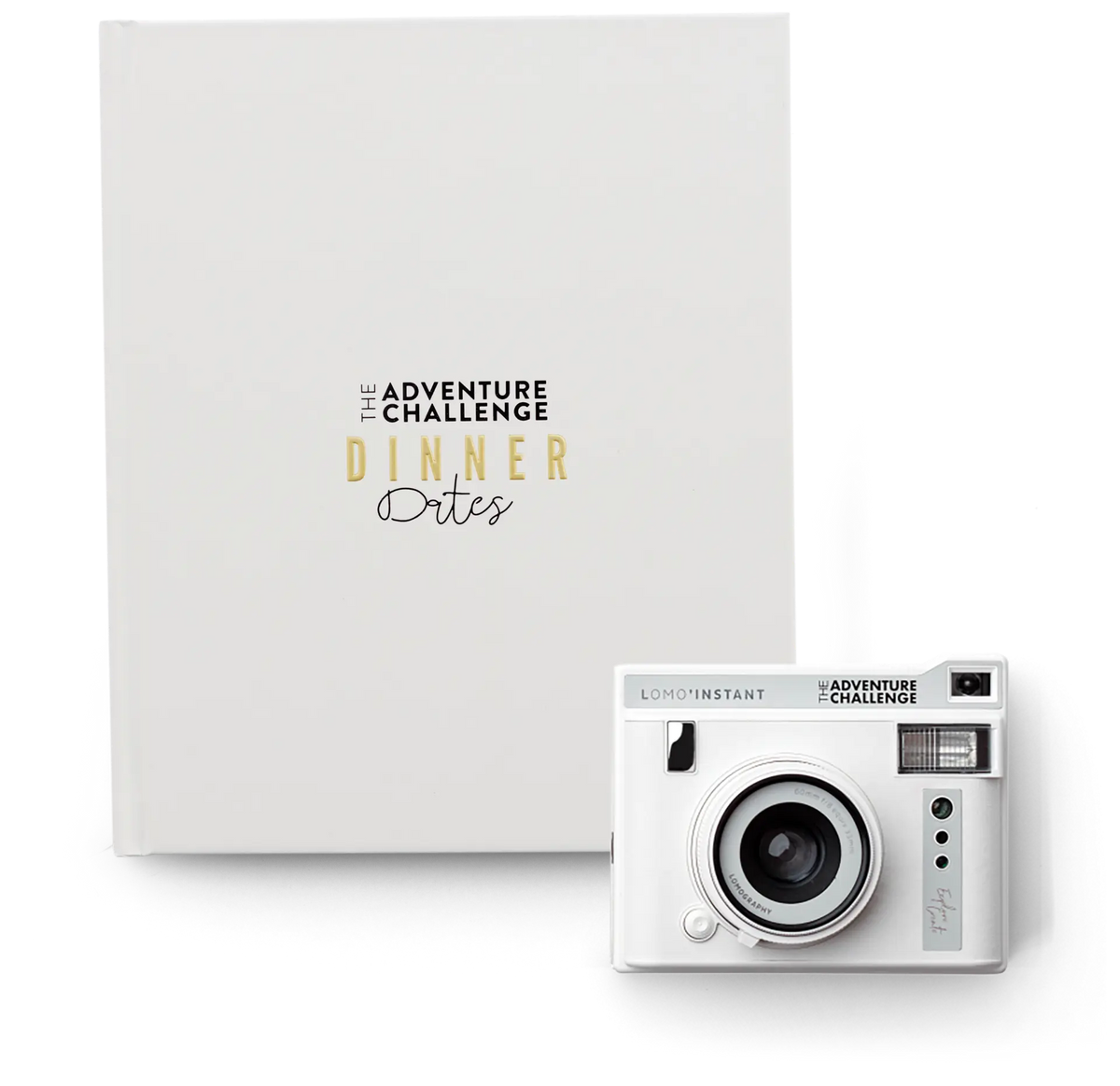 Dinner Dates book with instant camera
