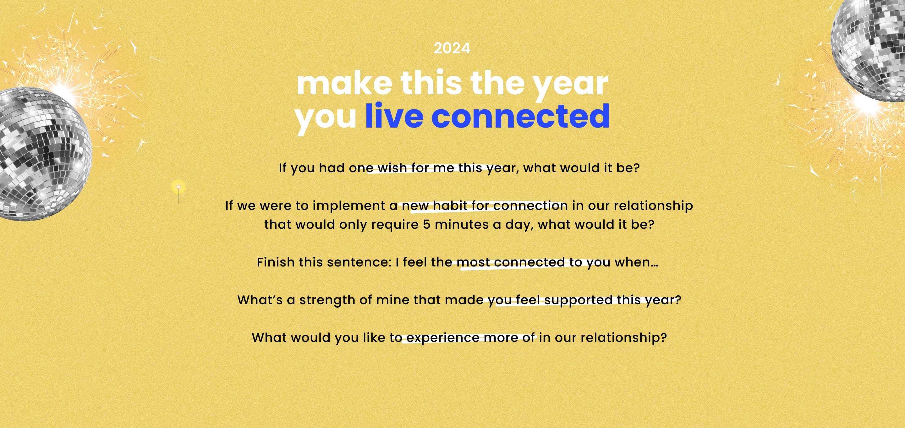 NYE 2023 Connection Questions