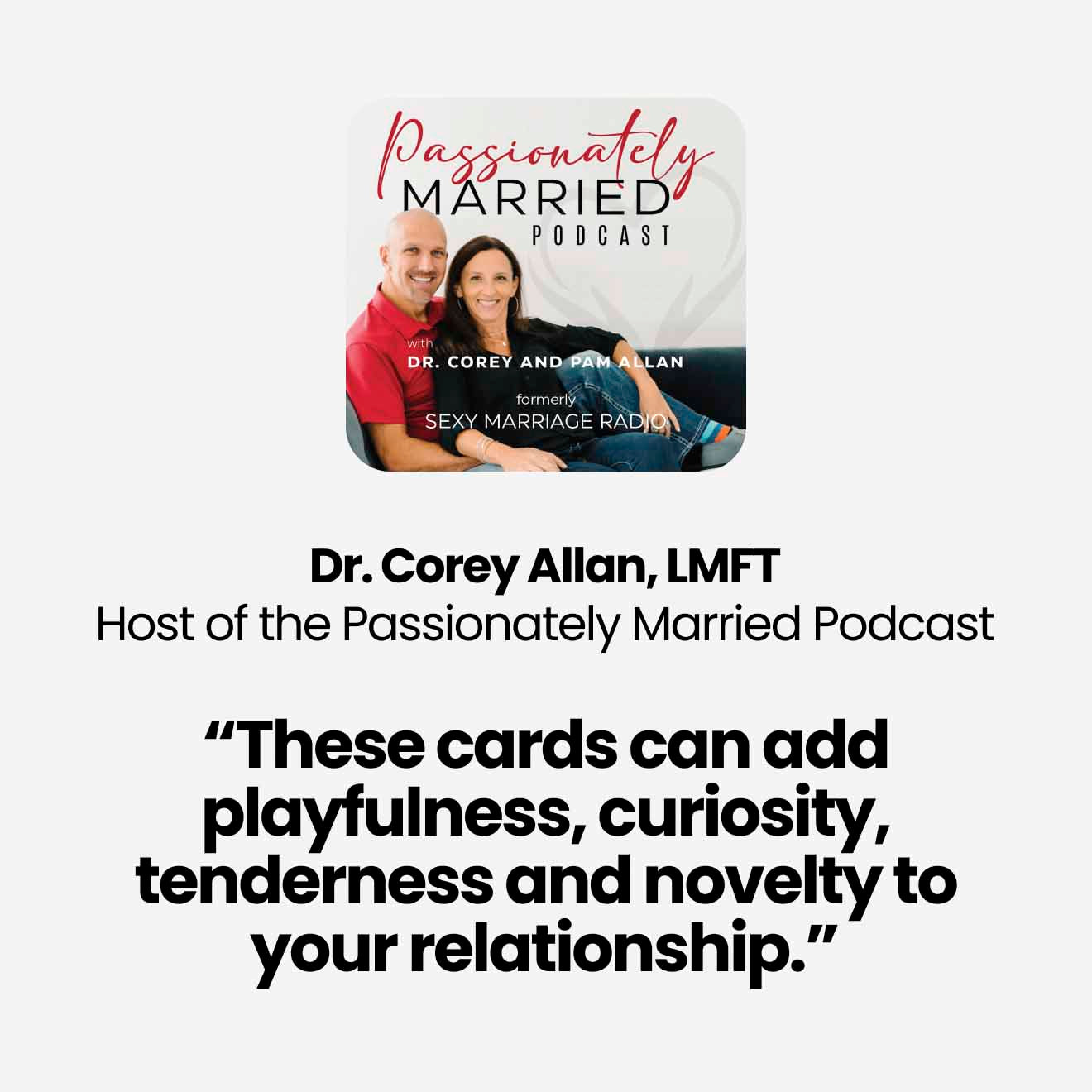 Endorsed by Dr. Corey Allan, Quickies is a great gift to boost your sexual and intimate connection!