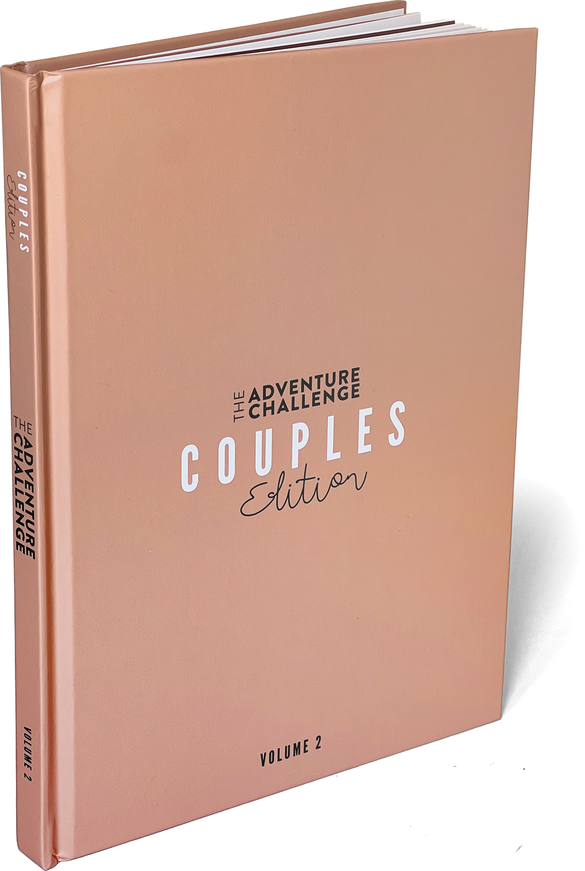 The Adventure Challenge Couples Edition Volume 2 book standing upright
