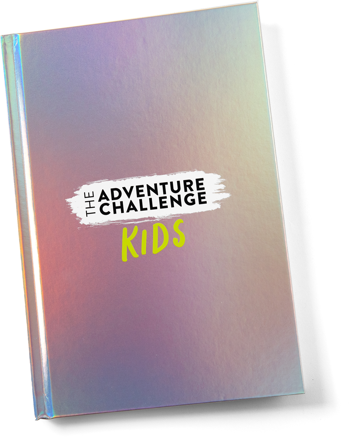 Kids Edition book standing upright with mint green foil title